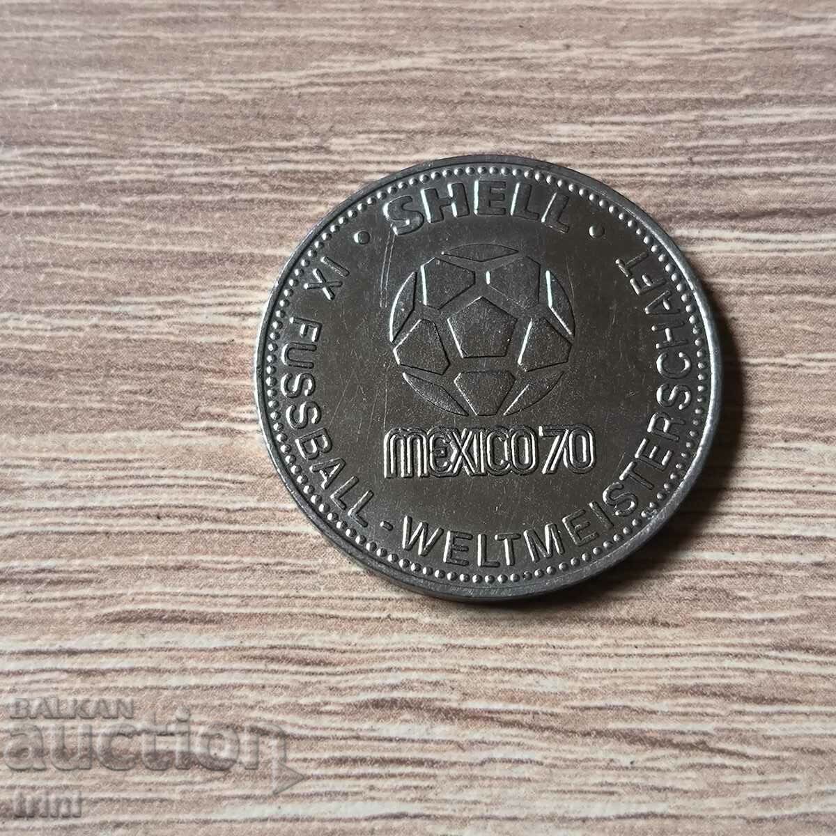 Token Shell FIFA World Cup 1970 Mexico Meyer with price 7.00 BGN | € 3.58 Token Shell FIFA World Cup 1970 Mexico Meyer with price 7.00 BGN | € 3.58