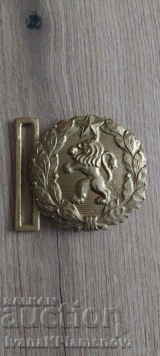 Auction  Military bronze belt buckle