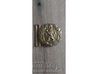 Military bronze belt buckle