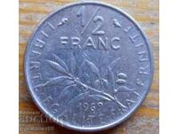 1/2 franc 1969 - Franta