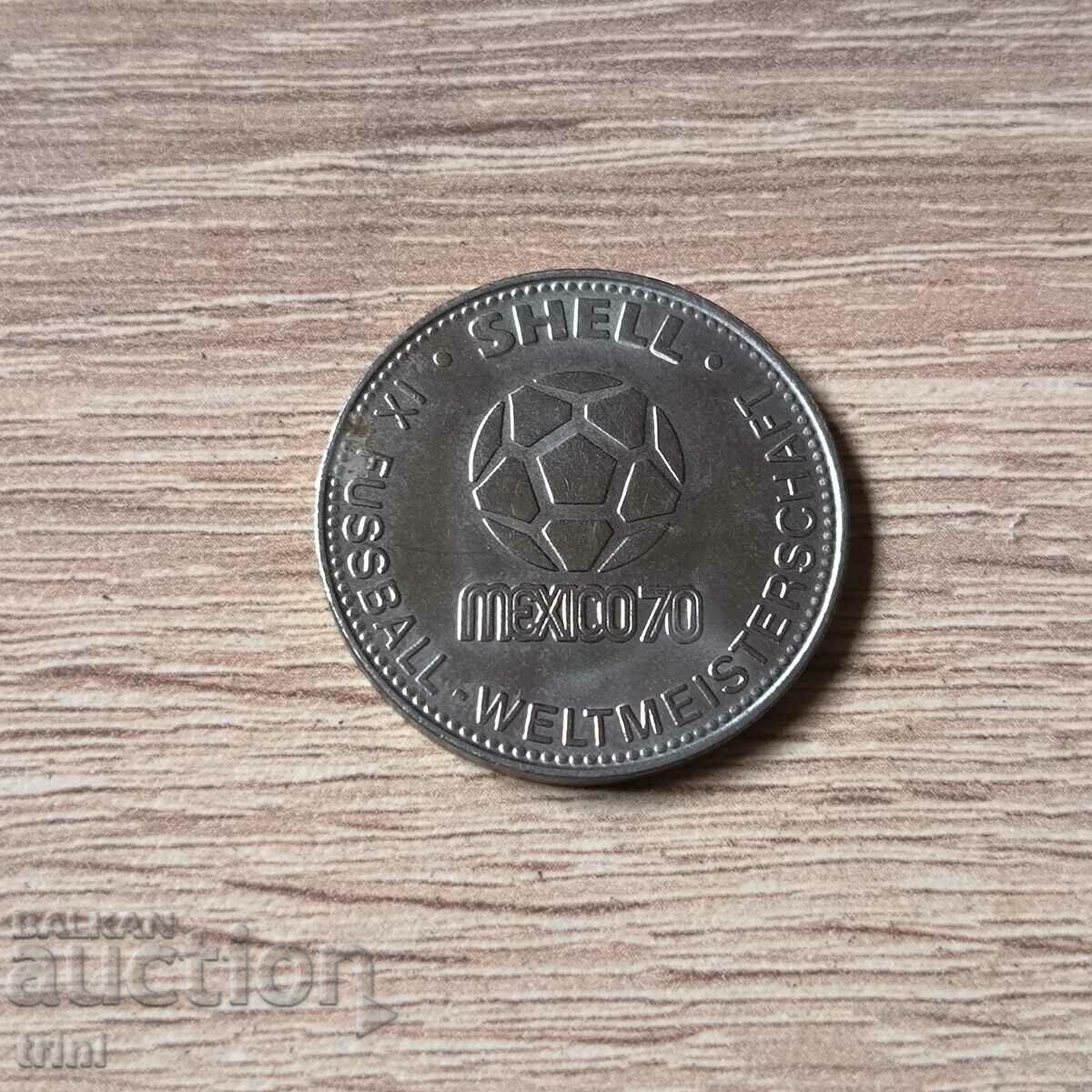 Token Shell St. soccer championship 1970 Mexico Muller with price 7.00 BGN | € 3.58 Token Shell St. soccer championship 1970 Mexico Muller with price 7.00 BGN | € 3.58