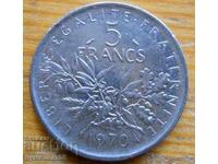 5 franci 1970 - Franta