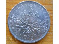 5 franci 1972 - Franta