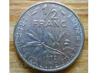 1/2 franc 1972 - Franta