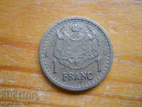 1 franc 1945 - Monaco