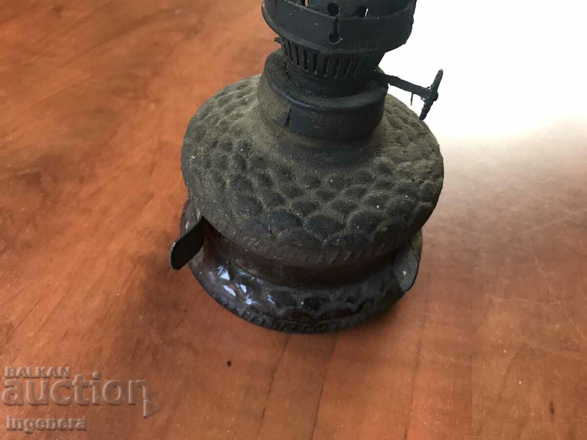 LAMPĂ PE GAZ LAMPĂ ANTIQUE SĂNĂTOSĂ LAMPĂ STICLĂ cu preț 13.00 BGN | € 6.65