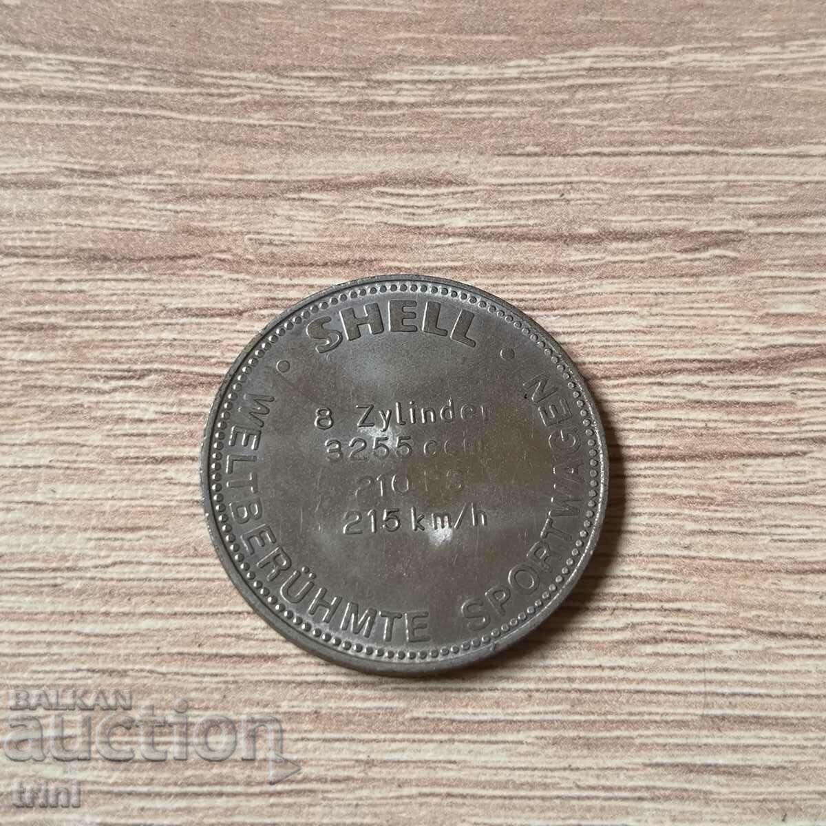 Shell token Famous sports cars Germany Bugatti with price 10.00 BGN | € 5.11 Shell token Famous sports cars Germany Bugatti with price 10.00 BGN | € 5.11