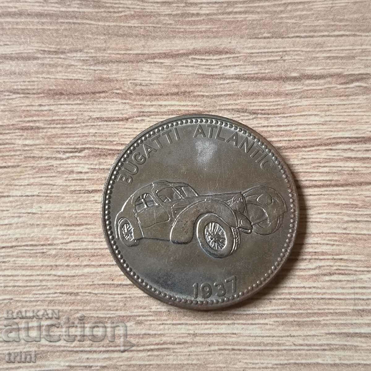 Shell token Famous sports cars Germany Bugatti