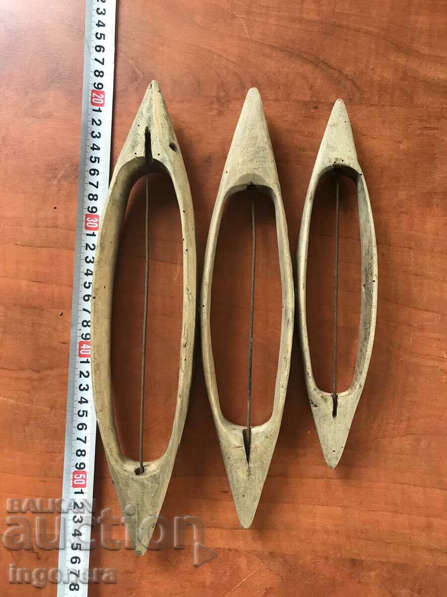 SHUTTLE LOOM WEAVING SHUTTLE WOOD-3 PCS. with price 18.00 BGN | € 9.20