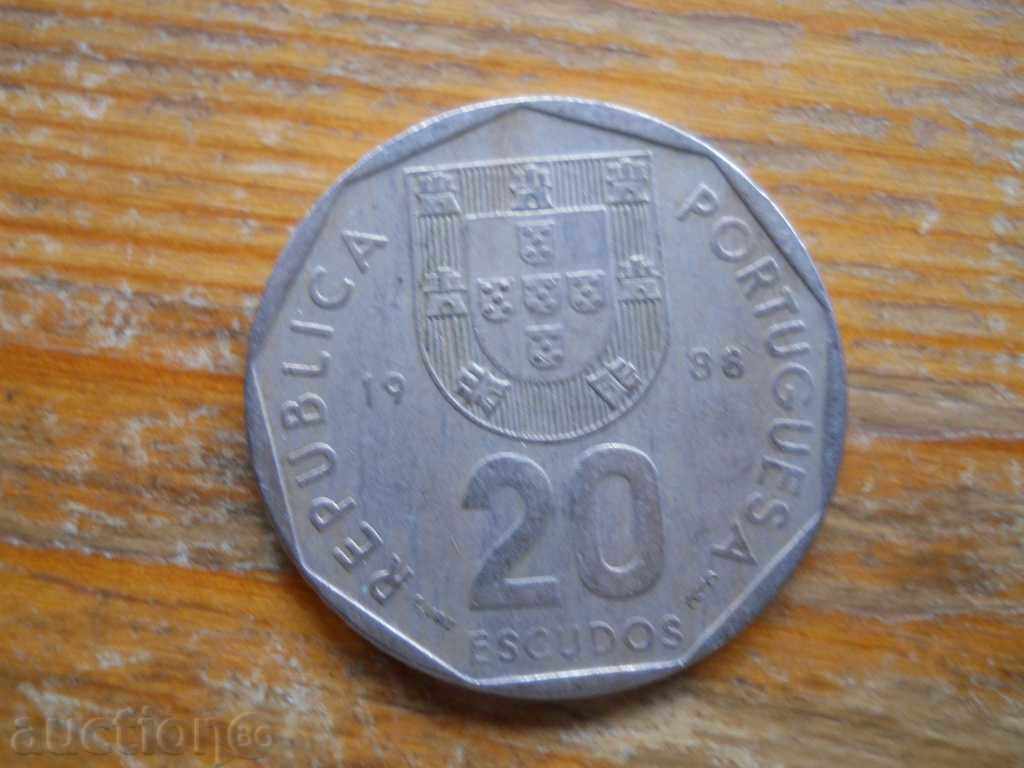 20 escudos 1988 - Portugal