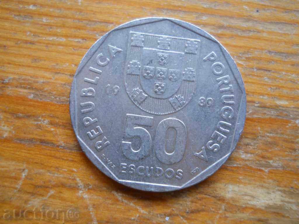 50 escudos 1989 - Portugalia