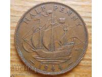 1/2 penny 1944 - Marea Britanie (Regele George al VI-lea)