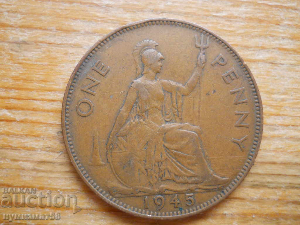 1 penny 1945 - Great Britain (King George VI)