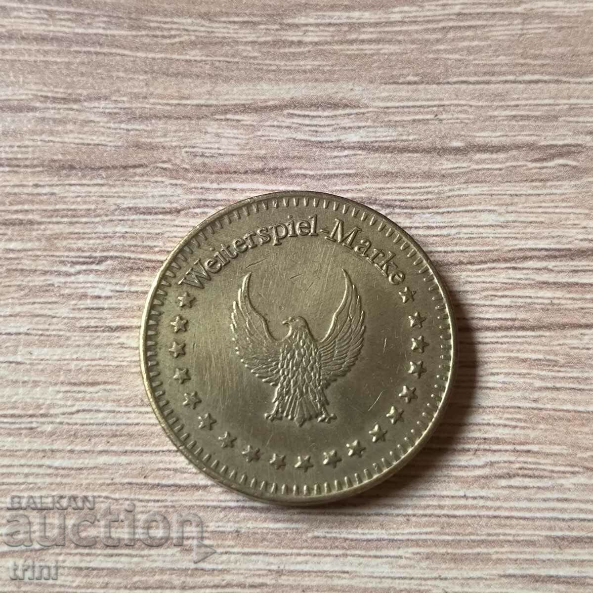 Jeton Continuați să jucați jetonul N cu preț 5.00 BGN | € 2.56