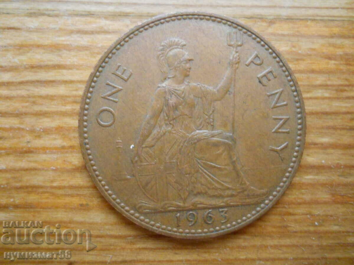 1 penny 1963 - Marea Britanie (Elizabeth II)