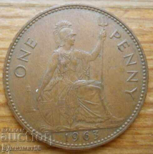 1 penny 1963 - Great Britain (Elizabeth II)