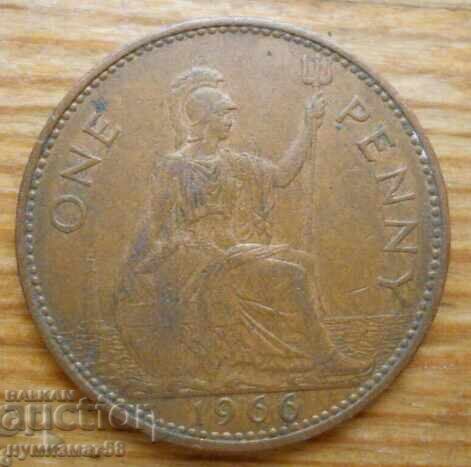 1 penny 1966 - Marea Britanie (Elizabeth II)