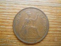 1 penny 1966 - Marea Britanie (Elizabeth II)