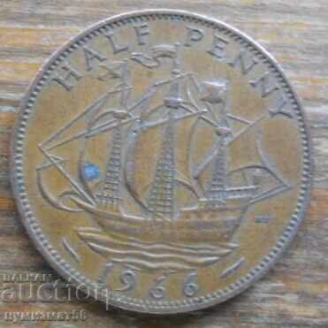 1/2 penny 1966 - Marea Britanie (Elizabeth II)