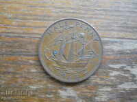 1/2 penny 1966 - Marea Britanie (Elizabeth II)