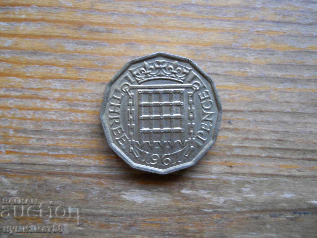 3 pence 1967 - Marea Britanie (Elizabeth II)