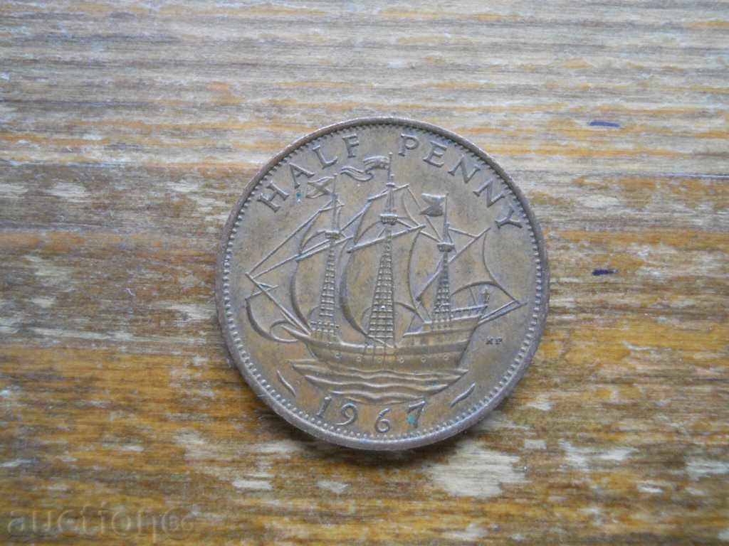 1/2 penny 1967 - Great Britain (Elizabeth II)