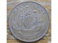 1/2 penny 1967 - Great Britain (Elizabeth II)