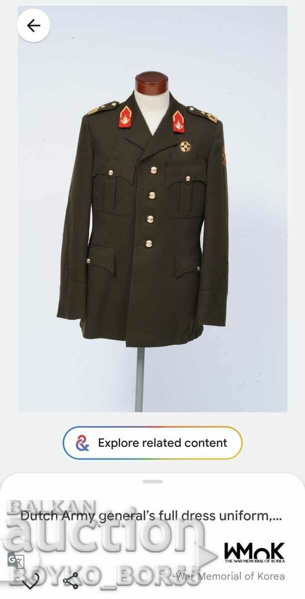 Țările de Jos Jachetă de general militar olandez - 7