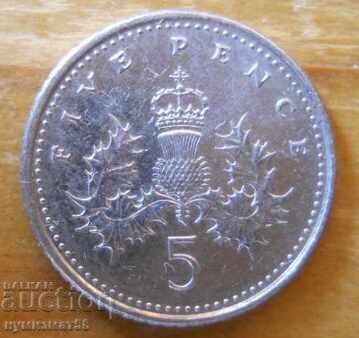 5 pence 2006 - Marea Britanie