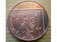 2 pence 2016 - Marea Britanie