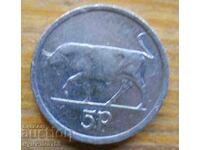 5 pence 1996 - Irlanda