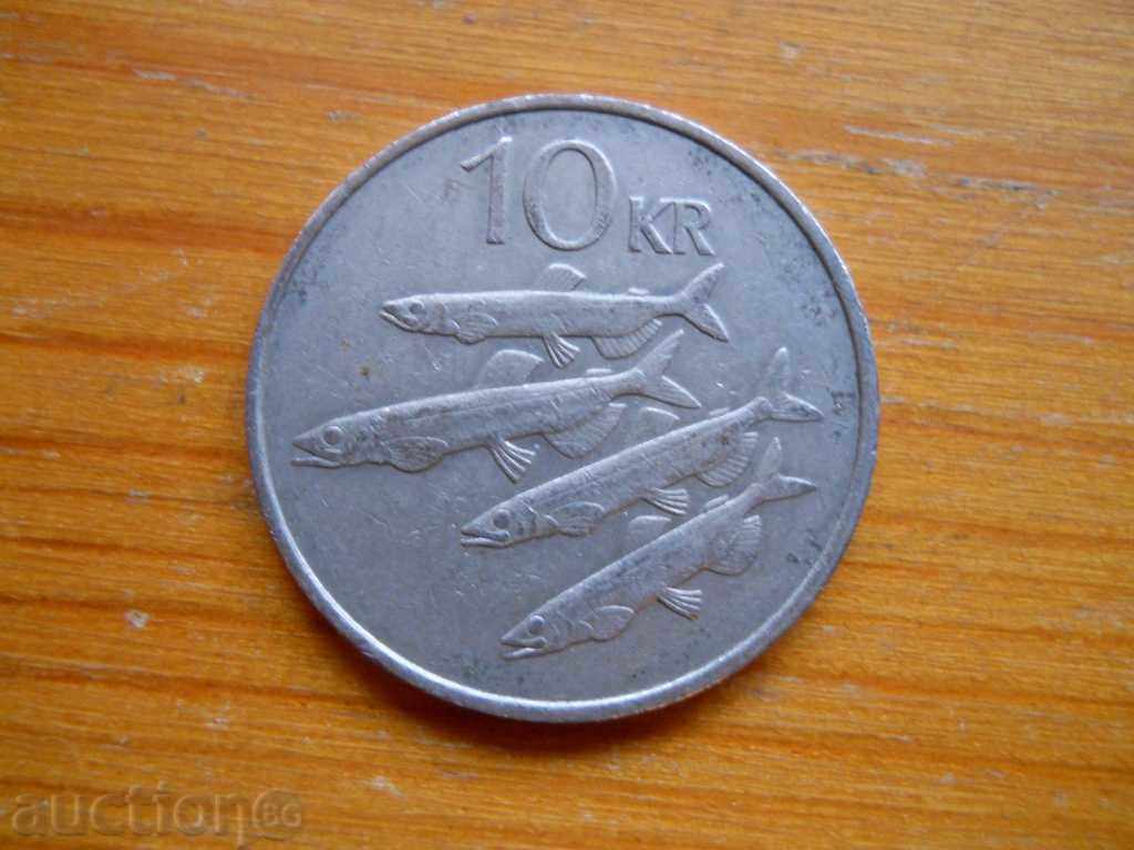 10 kroner 1984 - Iceland