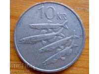 10 kroner 1984 - Iceland