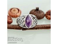 5116 Silver ring with Amethyst