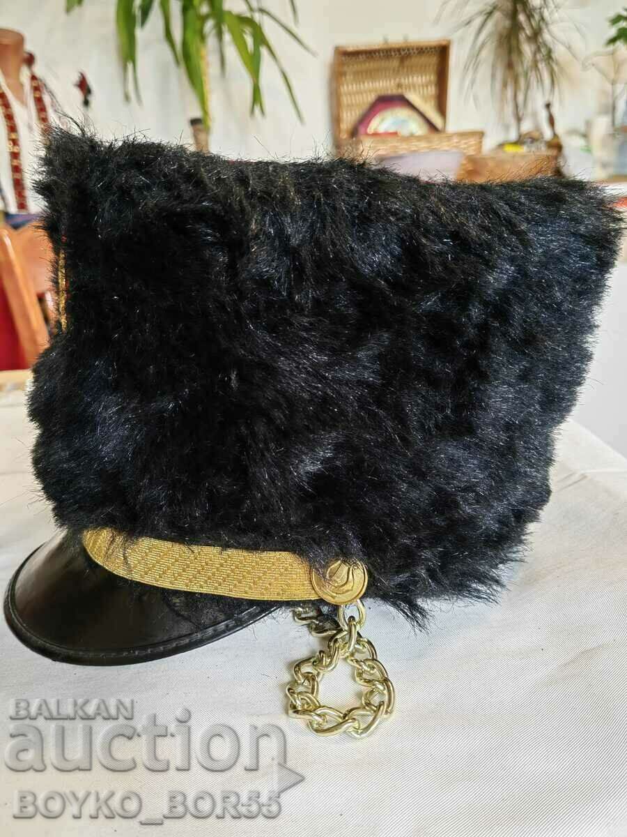 Licitație Șapca muzician de la parada militară din anii 1970 Licitație Șapca muzician de la parada militară din anii 1970