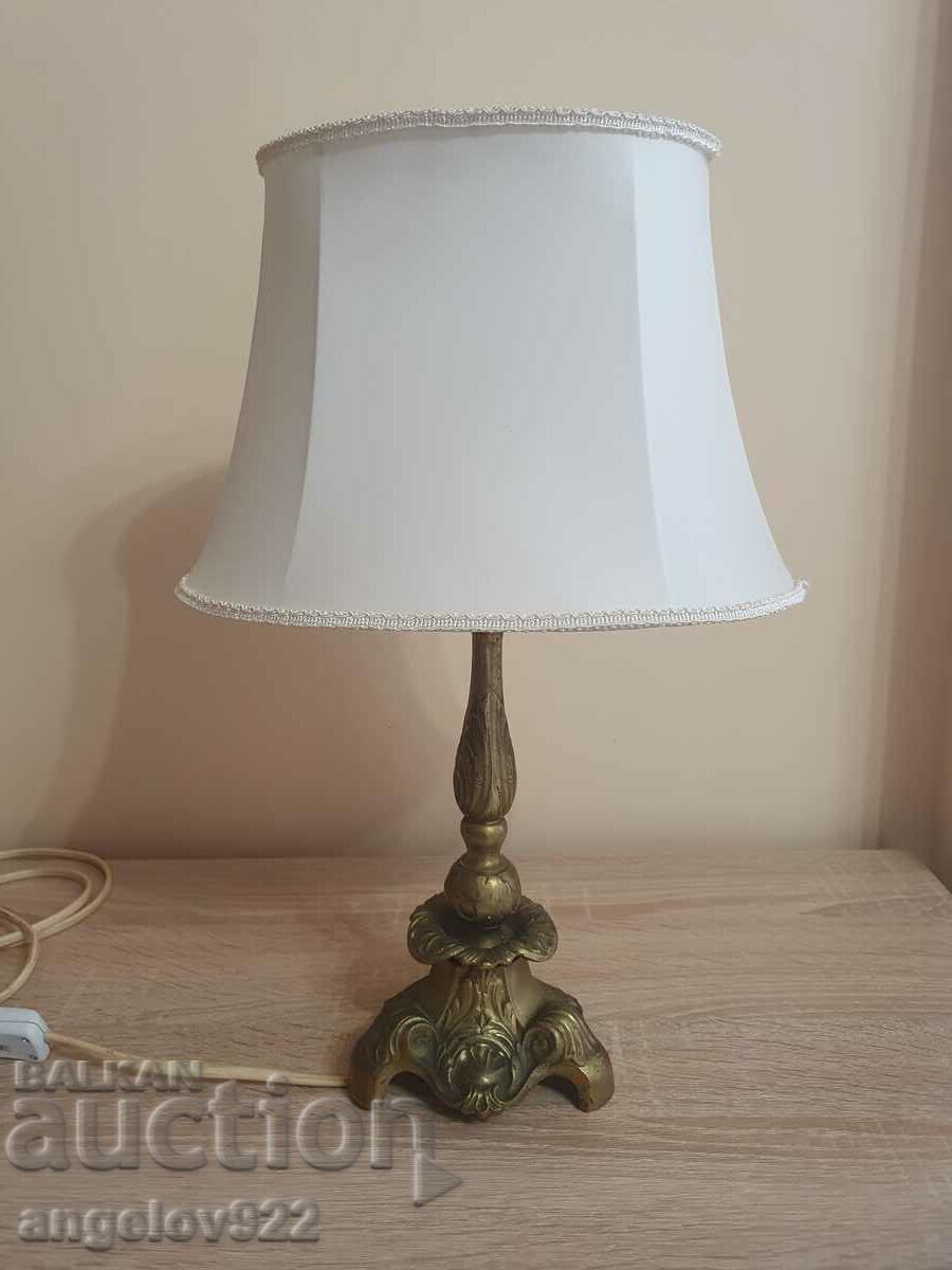 A solid bronze night lamp!