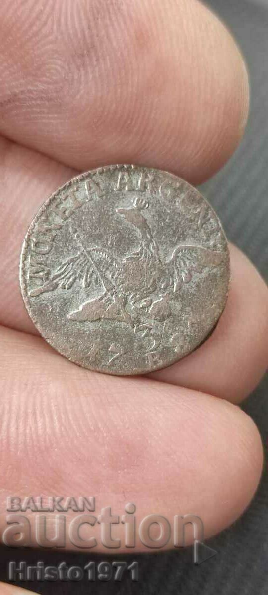 3 Groschen 1780 Prusia cu preț € 23.01 | 45.00 BGN