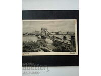 Old view - Budapest - "Lanchid" bridge.