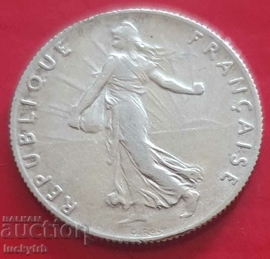50 centimes 1917 - France - Silver with price 7.40 BGN | € 3.78