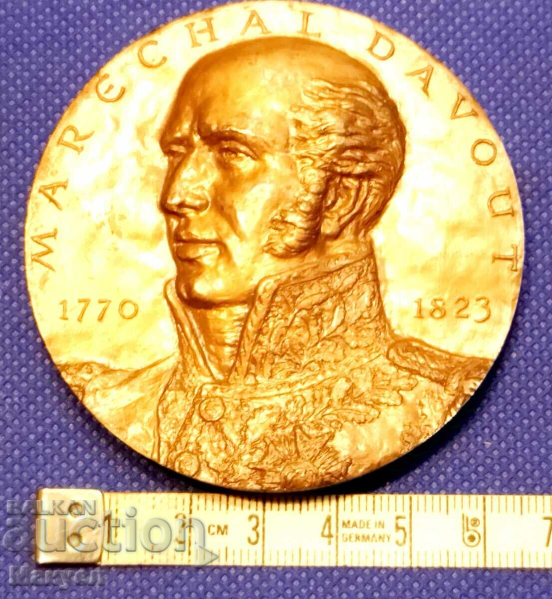 Delivery of Marshall Davout Plaque. Delivery of Marshall Davout Plaque.