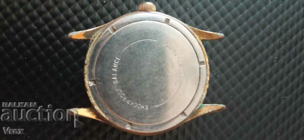 Auction Gold Plated Mechanical Watch - Works Auction Gold Plated Mechanical Watch - Works