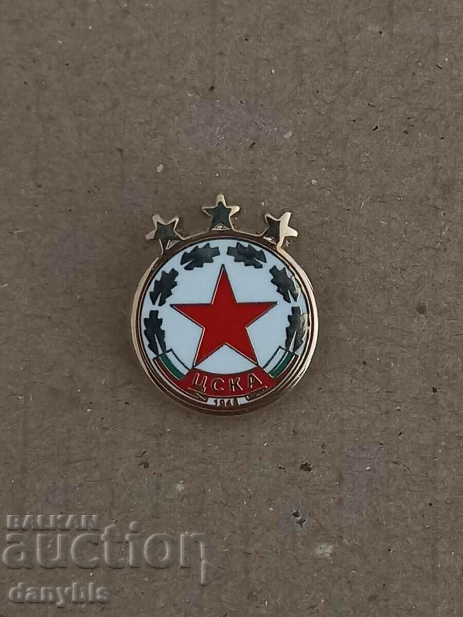 Football badge - CSKA - enamel