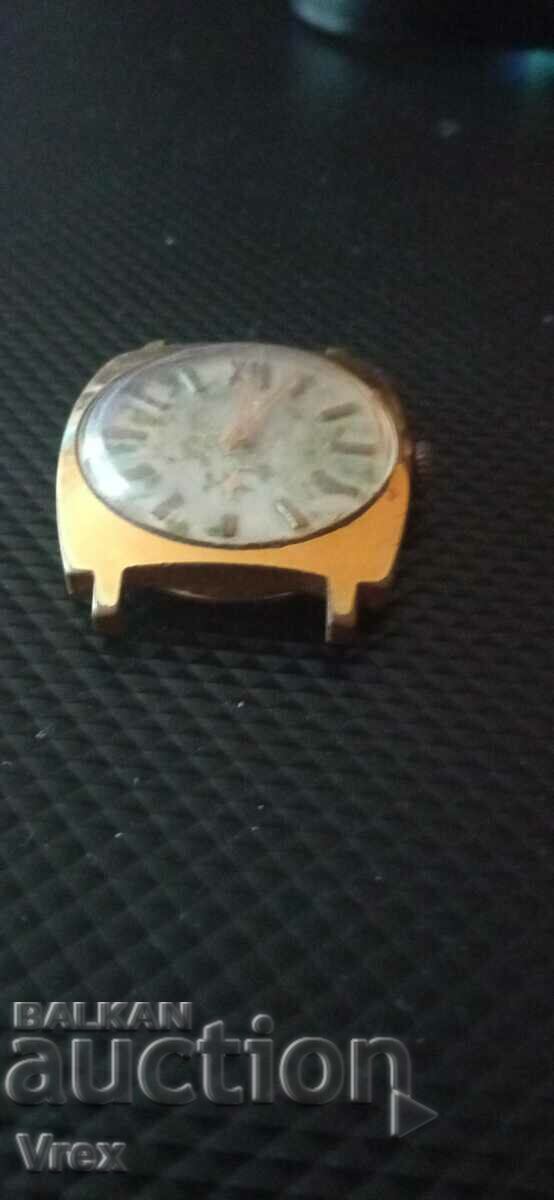Auction Gold Plated Mechanical Watch - Works Auction Gold Plated Mechanical Watch - Works