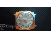 Gold Plated Mechanical Watch - Works