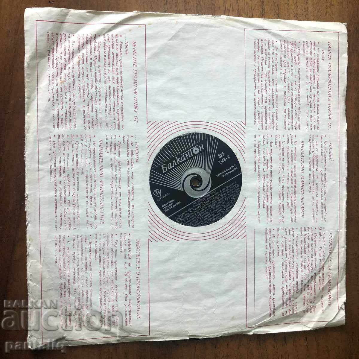 Auction LARGE PLATE KOMSOMOL VHA 1346 Auction LARGE PLATE KOMSOMOL VHA 1346