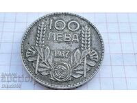 100 BGN 1937 silver