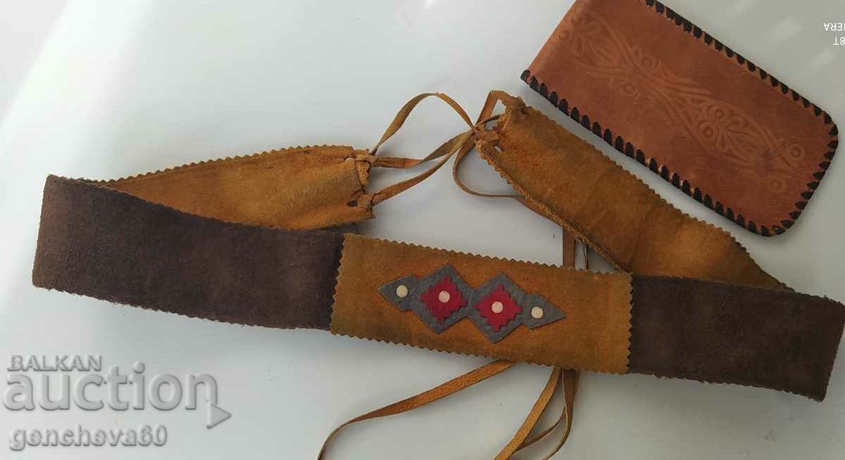 Auction Velor belt and leather case SBH/Nessebar Auction Velor belt and leather case SBH/Nessebar