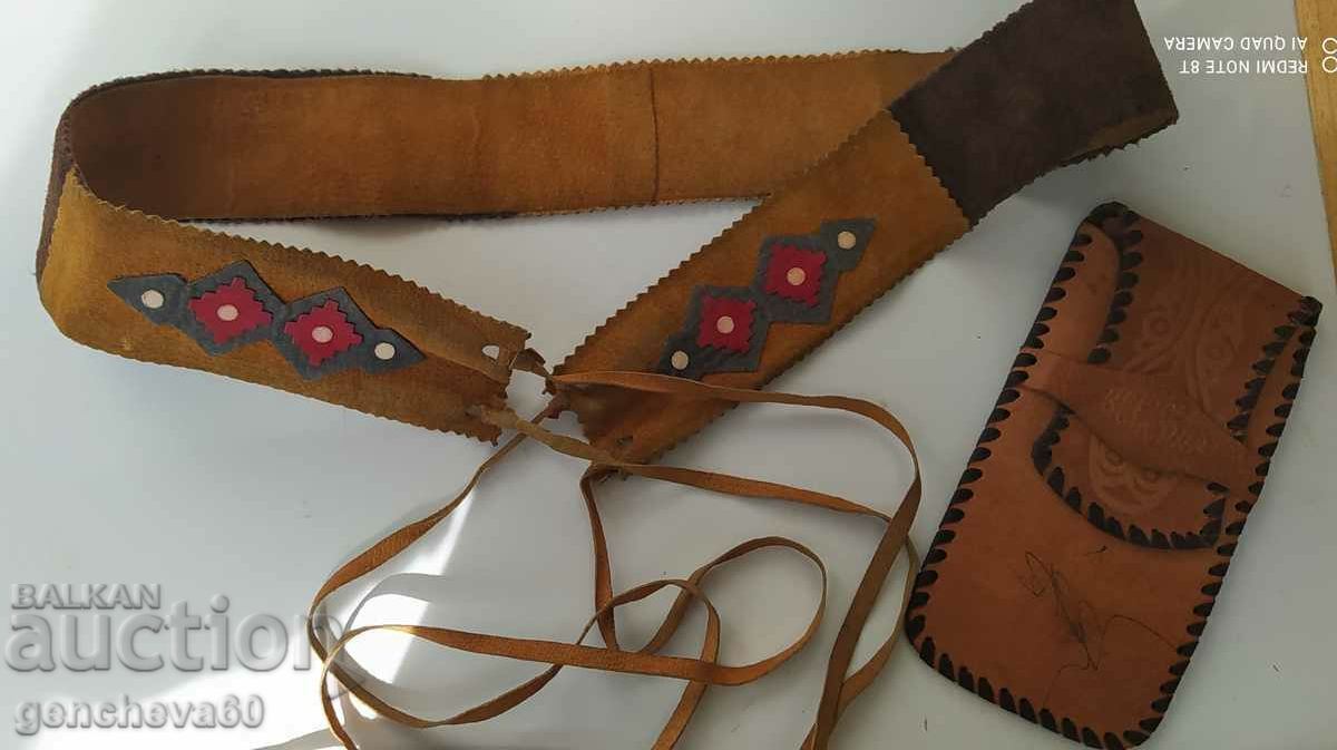 Velor belt and leather case SBH/Nessebar Velor belt and leather case SBH/Nessebar