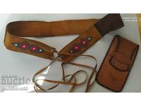 Velor belt and leather case SBH/Nessebar