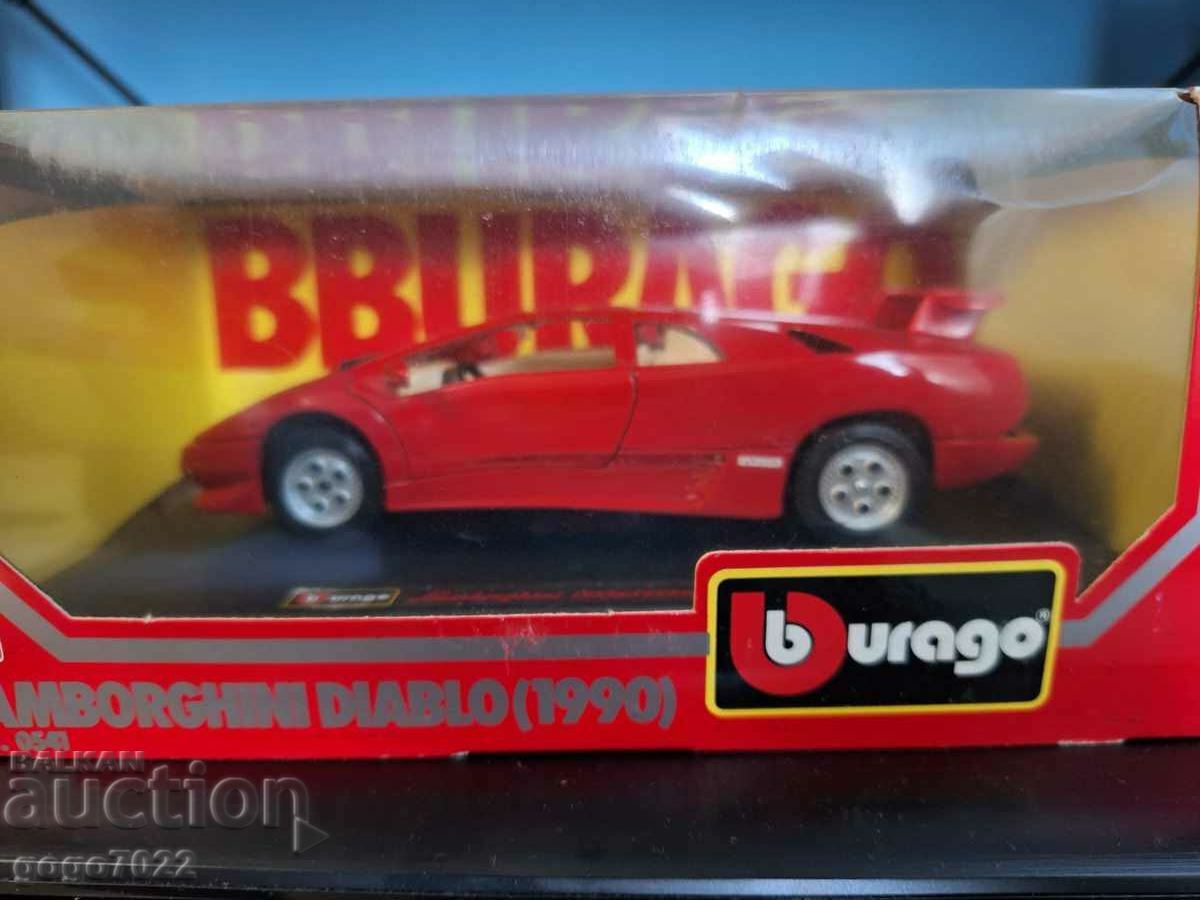 LAMBORGHINI DIABLO 1990 1/24 BBURAGO ITALY